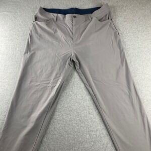 Adidas Go-To 5 Pocket Golf Pants Mens 38x32 Grey Tapered Fit Primegreen
